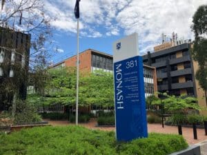 Akzo Nobel provided materials across the Monash University campus