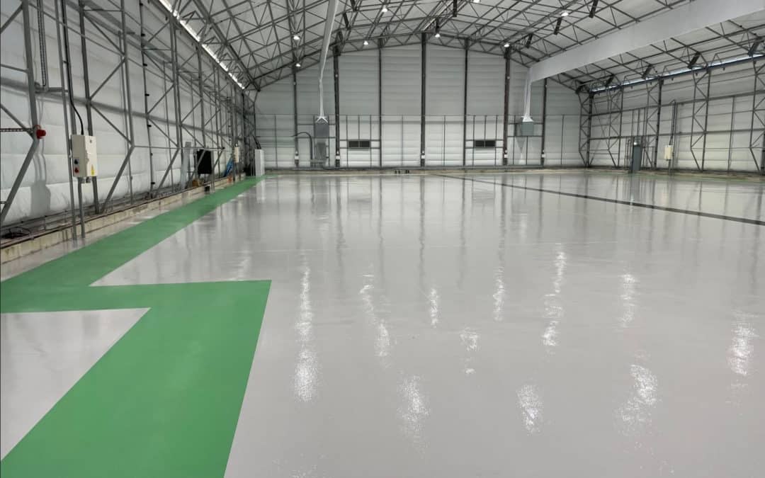 The sky’s the limit for an epoxy floor coating system