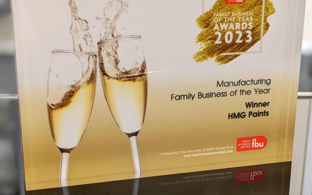 HMG Paints named the Manufacturing Family Business of the Year