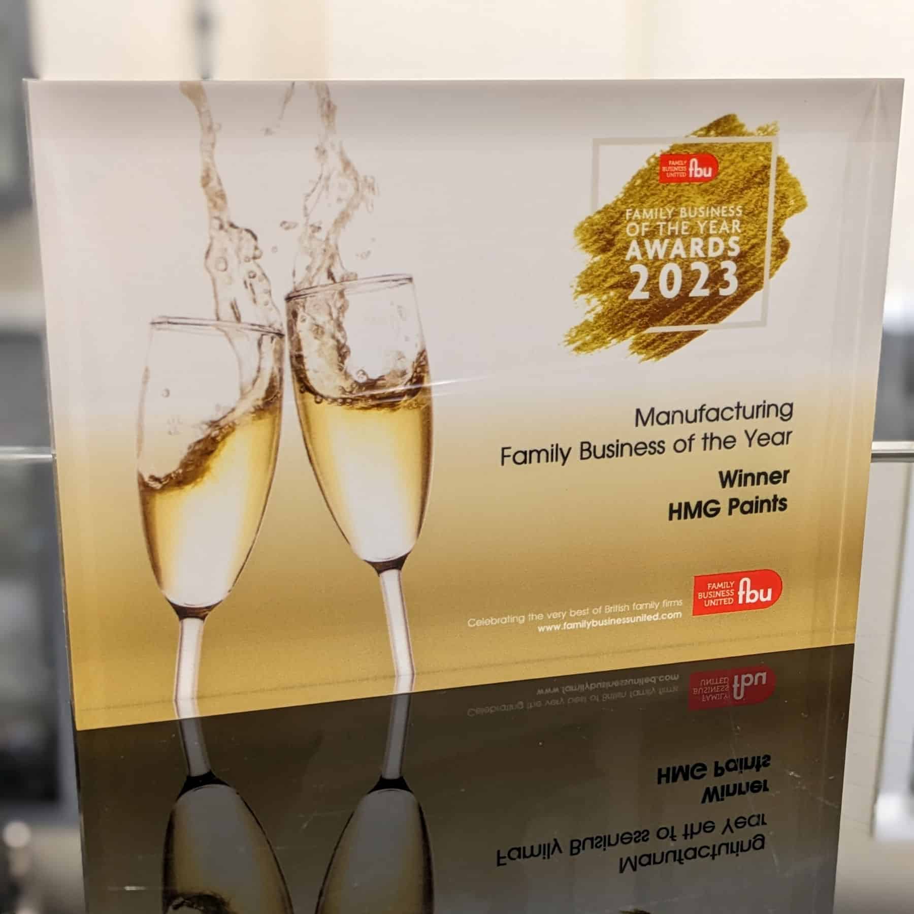 HMG Paints named the Manufacturing Family Business of the Year