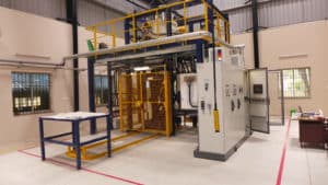 Custom equipment designed for the deposition of exotic materials