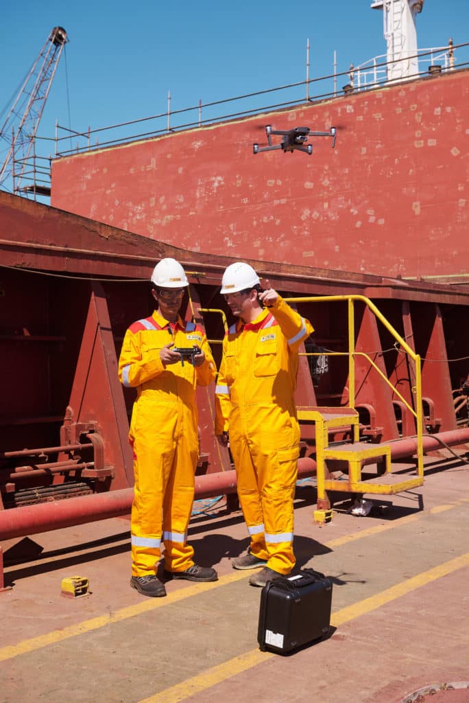 Jotun Coating Advisors utilising state-of-the-art aerial drones
