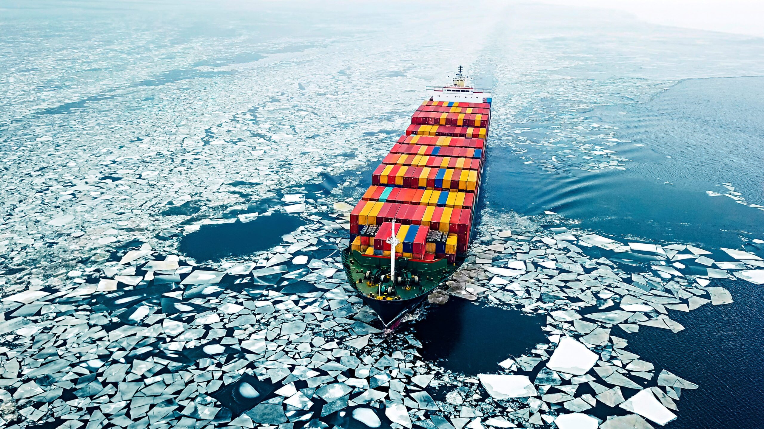 A containership painted with Hempaguard Ultima