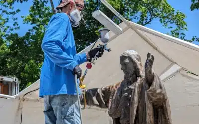 Religious statue restoration