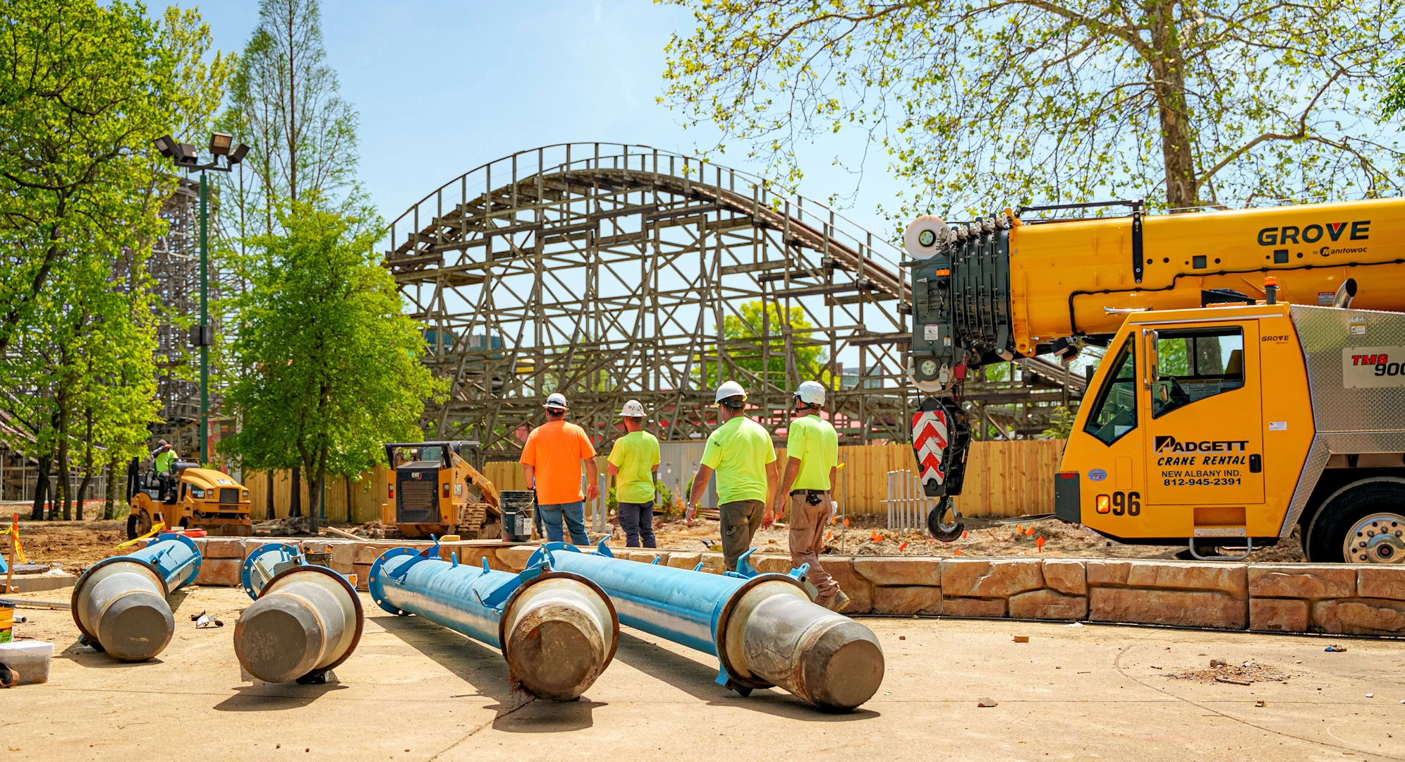Kentucky Kingdom amusement park refurbishment underway