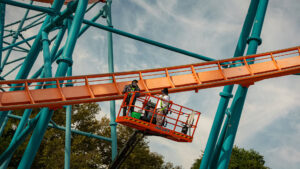 roller coaster painting